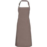 Premier Colours Bib Apron Workwear Pack of 2 in Medium Beige