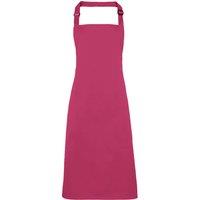 Premier Colours Bib Apron Workwear Pack of 2 in Fuchsia