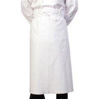 BonChef 36 Inch Chef Bar Apron in White