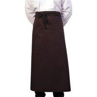 BonChef 36 Inch Chef Bar Apron in Black