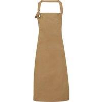 Premier Calibre Heavy Cotton Canvas Bib Apron in Khaki