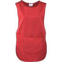 Premier Plain Pocket Tabard in Red | Size: Medium