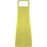 Premier Slim Apron (no Pocket) Workwear Pack of 2 in Lime
