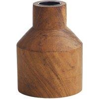 Originalhome Wood Candle Holder in Brown