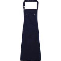 Premier Chino Cotton Bib Apron in Navy