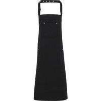 Premier Chino Cotton Bib Apron in Black