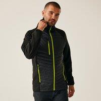 Regatta Men's Navigate Hybrid Quilted Hooded Jacket in Lime | Size: XL