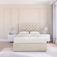 Montana Plush Bed Set With 4 Drawers, Mattress & 26" Headboard