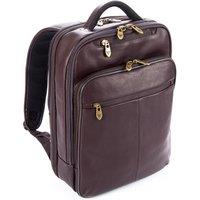 Falcon Colombian Leather 16 Laptop Backpack in Brown