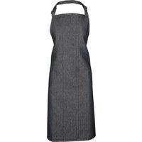 Premier Women's Colours Bip Apron With Pocket Workwear in True Black