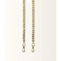 Apatchy London Women's Slim Flat Shoulder Chain Strap in Gold