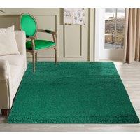 Desire Rugs Modern Elegant Soft Shaggy Rug for Living Rooms - Stylish Area Rugs in Emerald | Size: 60 cm x 220 cm