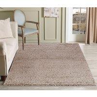 Desire Rugs Modern Elegant Soft Shaggy Rug for Living Rooms - Stylish Area Rugs in Light Beige | Size: 80 cm x 150 cm