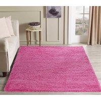 Desire Rugs Modern Elegant Soft Shaggy Rug for Living Rooms - Stylish Area Rugs in Pink | Size: 120 cm diameter