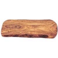 Verano Spanish Ceramics Olive Wood Natural Grained Rustic Chopping Board L 50cm x W 22-25cm
