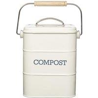 Living Nostalgia Antique Cream Compost Bin