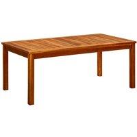Berkfield Home Garden Coffee Table 110x60x45 cm Solid Acacia Wood in Brown | Size: 110 x 60 x 45 cm
