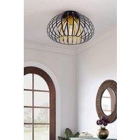 Metal Lantern Shape Ceiling Light