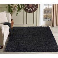 Desire Rugs Modern Elegant Soft Shaggy Rug for Living Rooms - Stylish Area Rugs in Charcoal | Size: 160 cm x 230 cm