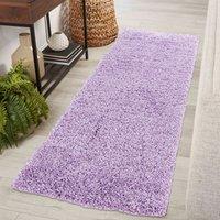 Desire Rugs Modern Elegant Soft Shaggy Rug for Living Rooms - Stylish Area Rugs in Lilac | Size: 160 cm x 230 cm