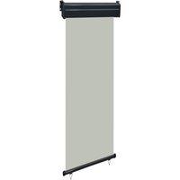Berkfield Home Balcony Side Awning 65x250 cm Grey