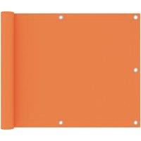 Berkfield Home Balcony Screen Orange 75x400 cm Oxford Fabric
