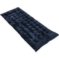 Costway Outdoor Camping Cot Pads Velvet Sleeping Pads Mattress Lounge Recliner Cushion in Blue