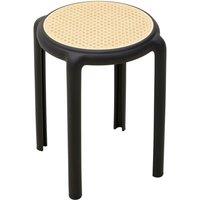 6 PCS Plastic Backless Stacking Stool