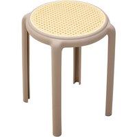 6 PCS Minimalist Plastic Backless Stacking Stool