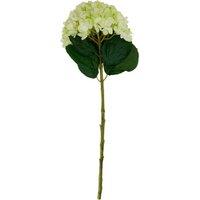 Hill Interiors Hydrangea Artificial Flower in Green
