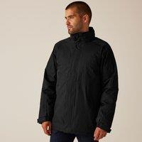 Regatta Men's Dover Waterproof Windproof Parka Jacket in Black | Size: Medium