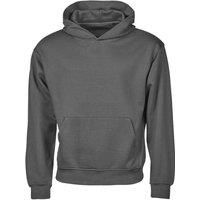 TEE JAYS Men's Urban Heavyweight Heavy Loose Fit Hoodie in Mid Grey | Size: XL