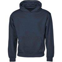 TEE JAYS Men's Urban Heavyweight Heavy Loose Fit Hoodie in Blue | Size: 2XL