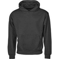 TEE JAYS Men's Urban Heavyweight Heavy Loose Fit Hoodie in Black | Size: Medium