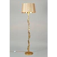 BHS Lighting Brookby Floor Lamp in Gold