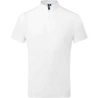 Premier Men's Essential Coolchecker Short-Sleeved Chef Shirt in White | Size: 4XL