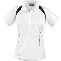 Spiro Women's Team Spirit Polo Shirt in Off-White | Size: 10