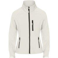 ROLY Women's Antartida Soft Shell Jacket in White | Size: Small