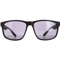 CALVIN KLEIN Men's Rectangle Matte Black Smoke Grey CK19539S