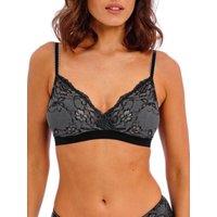 Wacoal Women's Florilege Non-Wired Bralette in Black | Size: 10