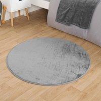 Round Supersoft Rug Bedroom Carpet Living Room Non Slip Cushioned Rugs Floor Mat