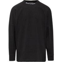 Palm Angels Men's Classic Logo Long Sleeve Black T-Shirt | Size: XS