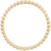 Raina Jewels Women's 18ct Yellow Gold Dainty Beaded Stackable Ring 1.10mm Width
