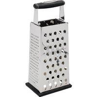 MasterClass 24.5cm Four Sided Box Grater in Black