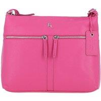 Ashwood Leather Women's 'Mourne' Sleek Real Leather Shoulder Bag in Pink