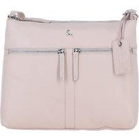 Ashwood Leather Women's 'Mourne' Sleek Real Leather Shoulder Bag in Light Pink