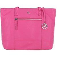 'Bray' Designer Leather Shoulder Bag with Secure Zip Pocket