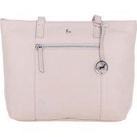 'Bray' Designer Leather Shoulder Bag with Secure Zip Pocket
