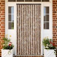 Berkfield Home Insect Curtain Beige & Light Brown 118x220 cm Chenille