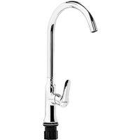 Geepas Stainless Steel Kitchen Sink Tap 360 Swivel Spout in Silver